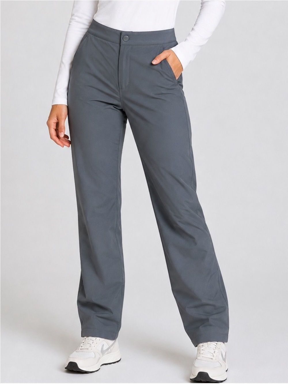 Sunice Women's Straight Leg Pants in Slate Gray Size M